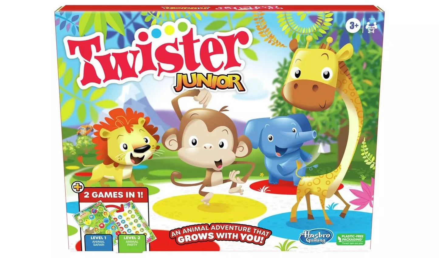 Hasbro Gaming Twister Game, Family and Kids Party Game, Twister Board Game Ages 6 and Up, Indoor and Outdoor Classic Game - English Version