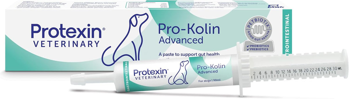Protexin Veterinary Pro-Kolin Advanced Paste for Dogs, 30ml Syringe