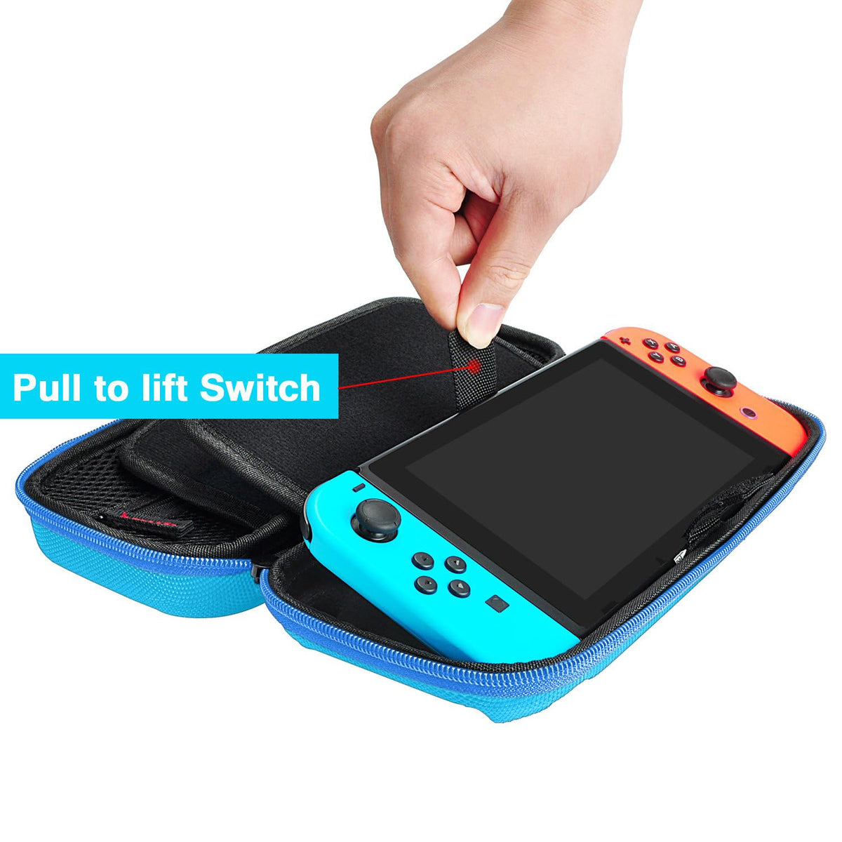 daydayup Switch 2 Carry Case Compatible with Nintendo Switch 2, with 24 Games Cartridges Protective Hard Shell Travel Carrying Case Pouch for Switch 2 Console & Accessories,Black