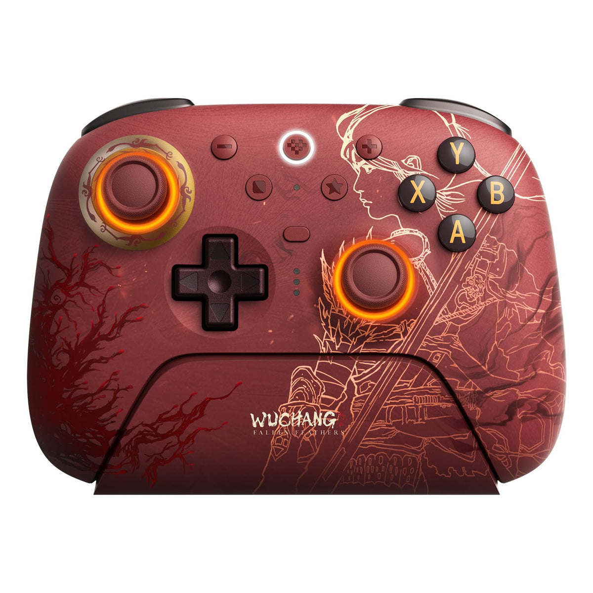 8Bitdo Ultimate 2 Wireless Controller for Windows & Android, Gaming Controller with TMR Joysticks, Switchable Hall Effect/Tactile Triggers, Motion Control, RGB Fire Ring, 8Speed Wireless Tech, Purple