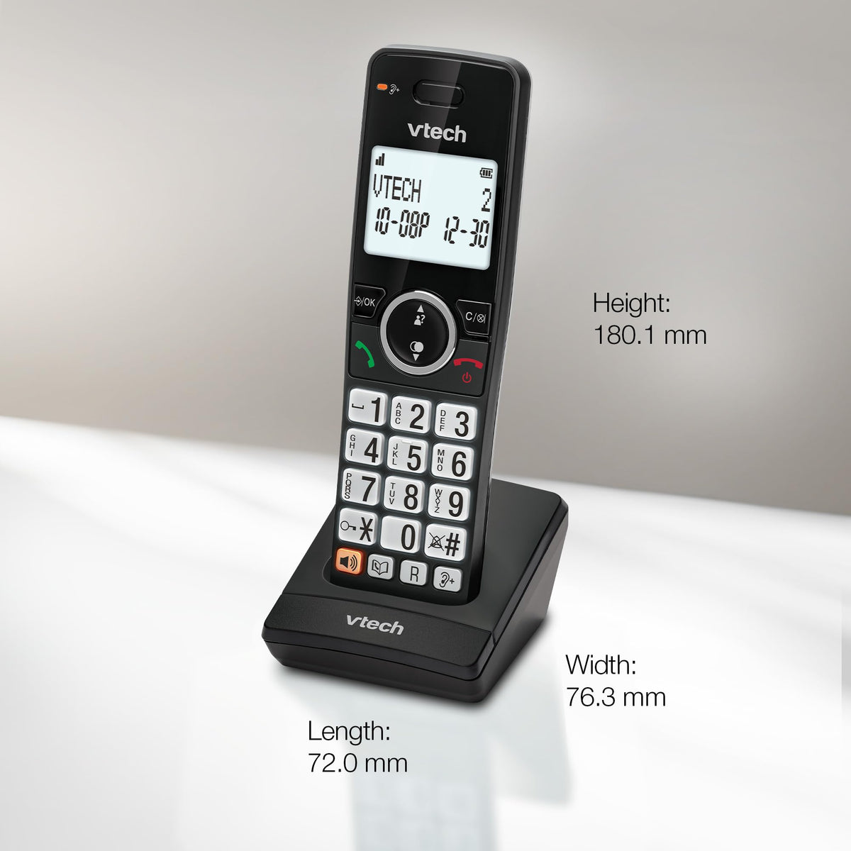 VTech EA5001 DECT Cordless Phone with Nuisance Call Blocker,Easy-to-Read Backlit Display,Landline Phone with 18 Hours Talk-time,Volume Booster,Handsfree Speakerphone,Speed Dial,2-Handset