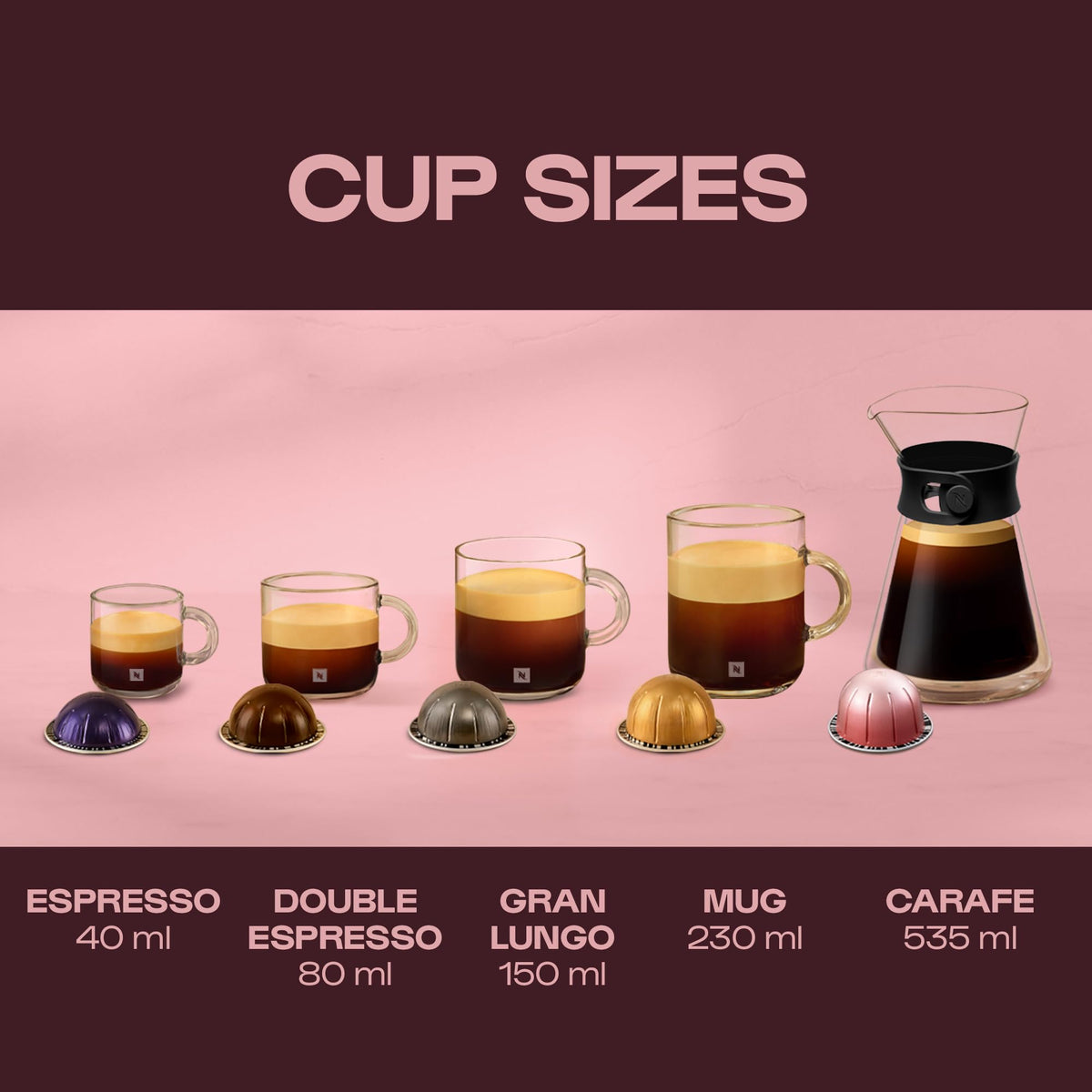 Nespresso Vertuo Coffee Pods, Pack of 30, 10 x Melozio, 10 x Stormio, 10 x Odacio capsules for Nespresso Machines. Make Espressos, Cappuccino and Lattes at home. Recyclable Pods.
