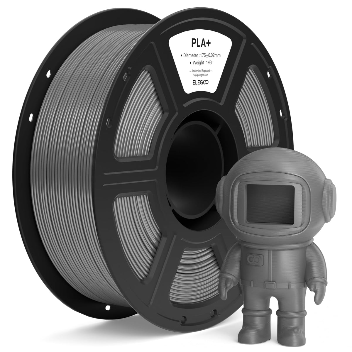 ELEGOO PLA+ 3D Printer Filament 1.75mm Pink 1KG