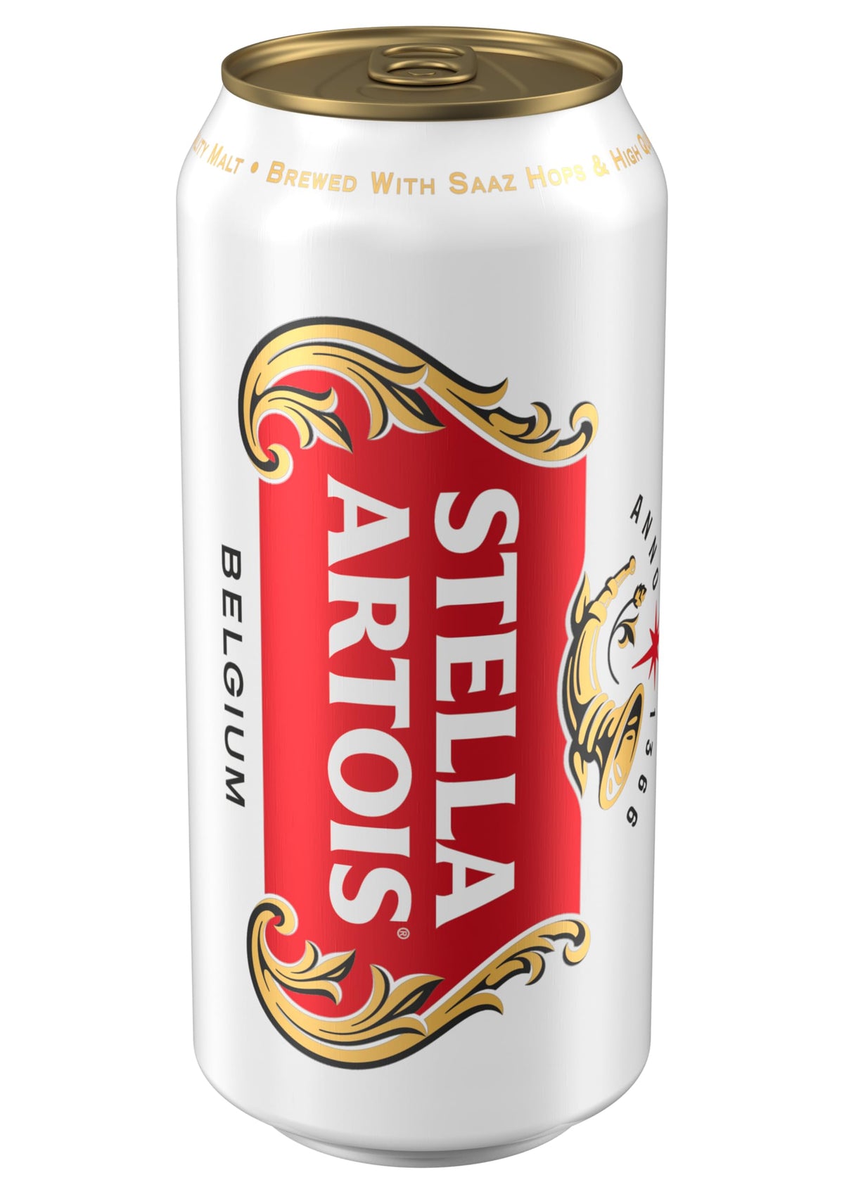 Stella Artois Premium Lager Beer Can, 440ml (Pack of 18) Packaging May Vary
