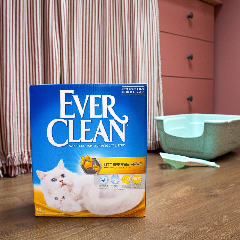 Ever Clean Clumping Cat Litter, Multiple Cat, Scented for long-lasting freshness, Unbeatable Clumping Strength, 10L