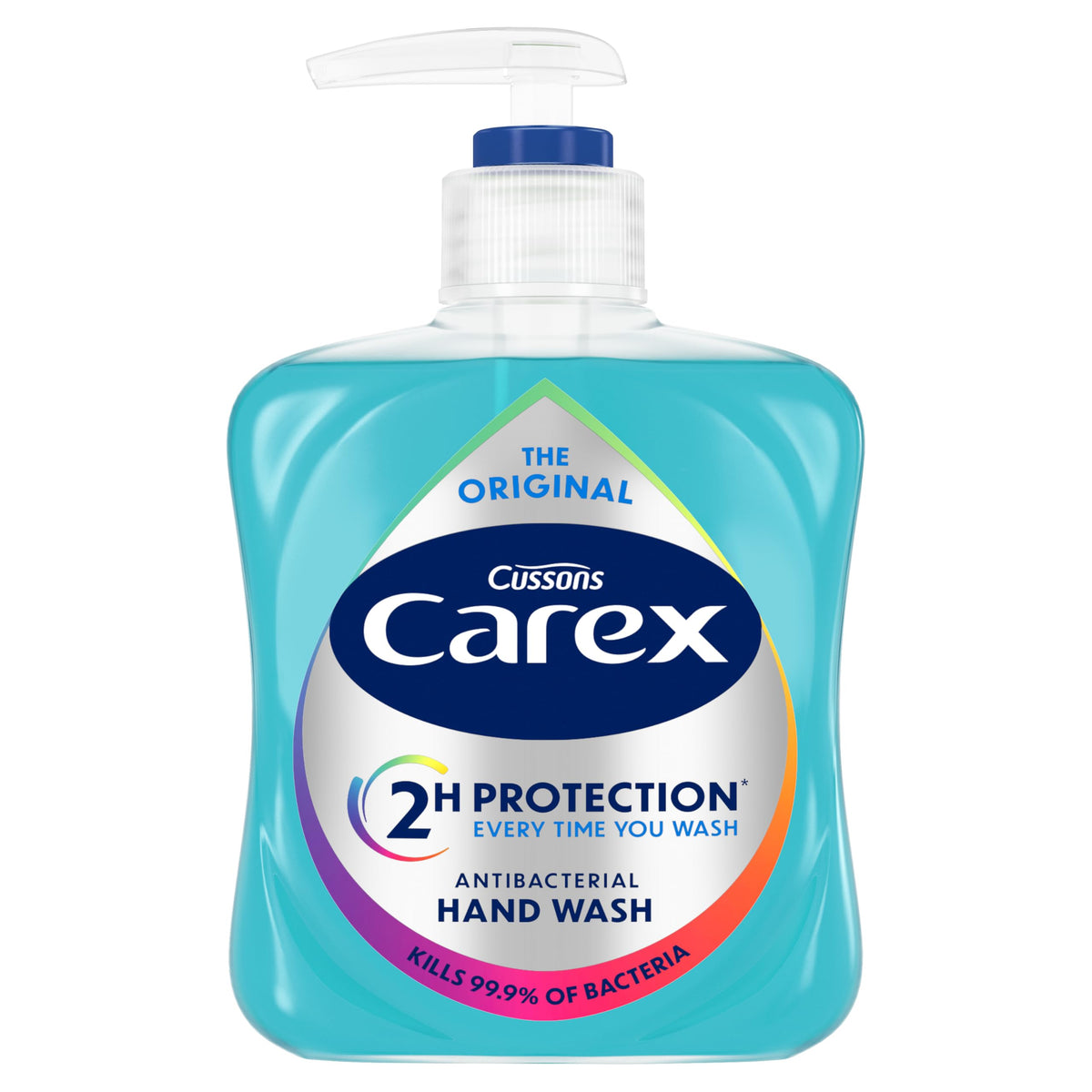 Carex 2 Hour Protection Antibacterial Peony and Blossom Hand Wash, Clean & Protect Hands, Bulk Buy, Pack of 6 x 250ml