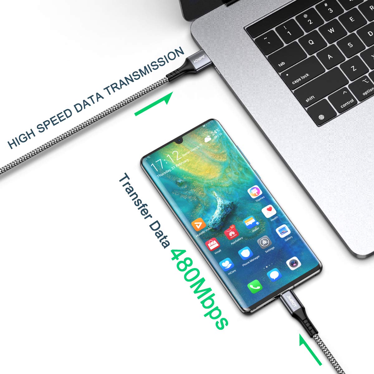 Extra long USB to USB C Cable 3m, PS5 Controller Charging Cable Type C Charger cable for Samsung Galaxy S22 S21 S20 Plus Note 10 9 8, Google Pixel,LG, Playstation 5, Xbox Series X/S
