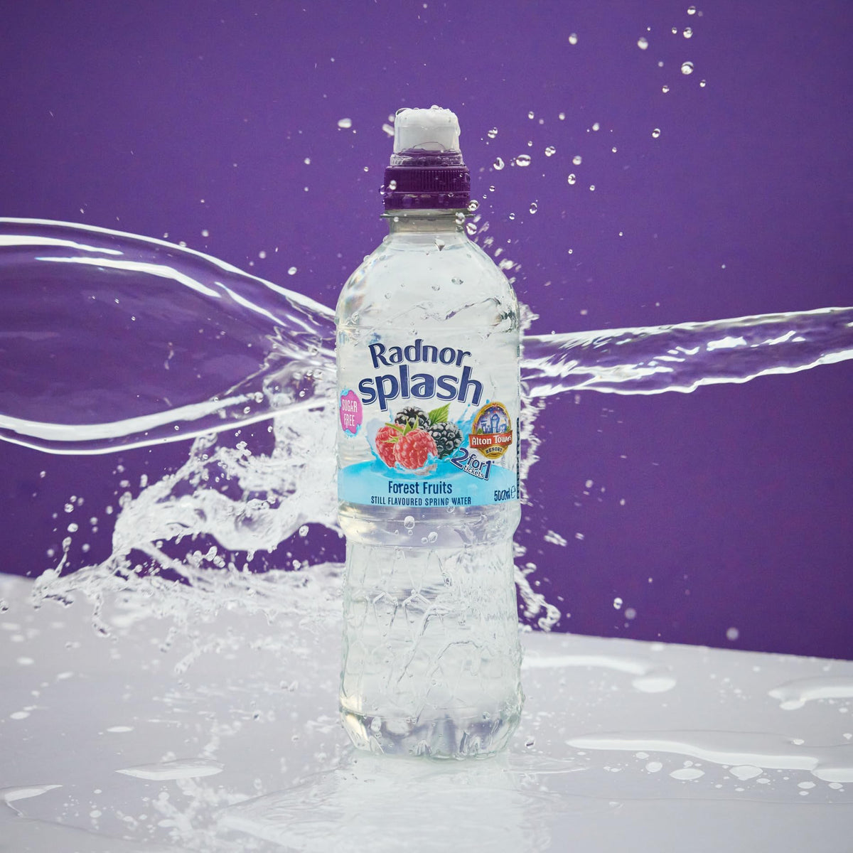 Radnor Splash Flavoured Water Sugar Free 500ml - Pack of 24 (Strawberry)