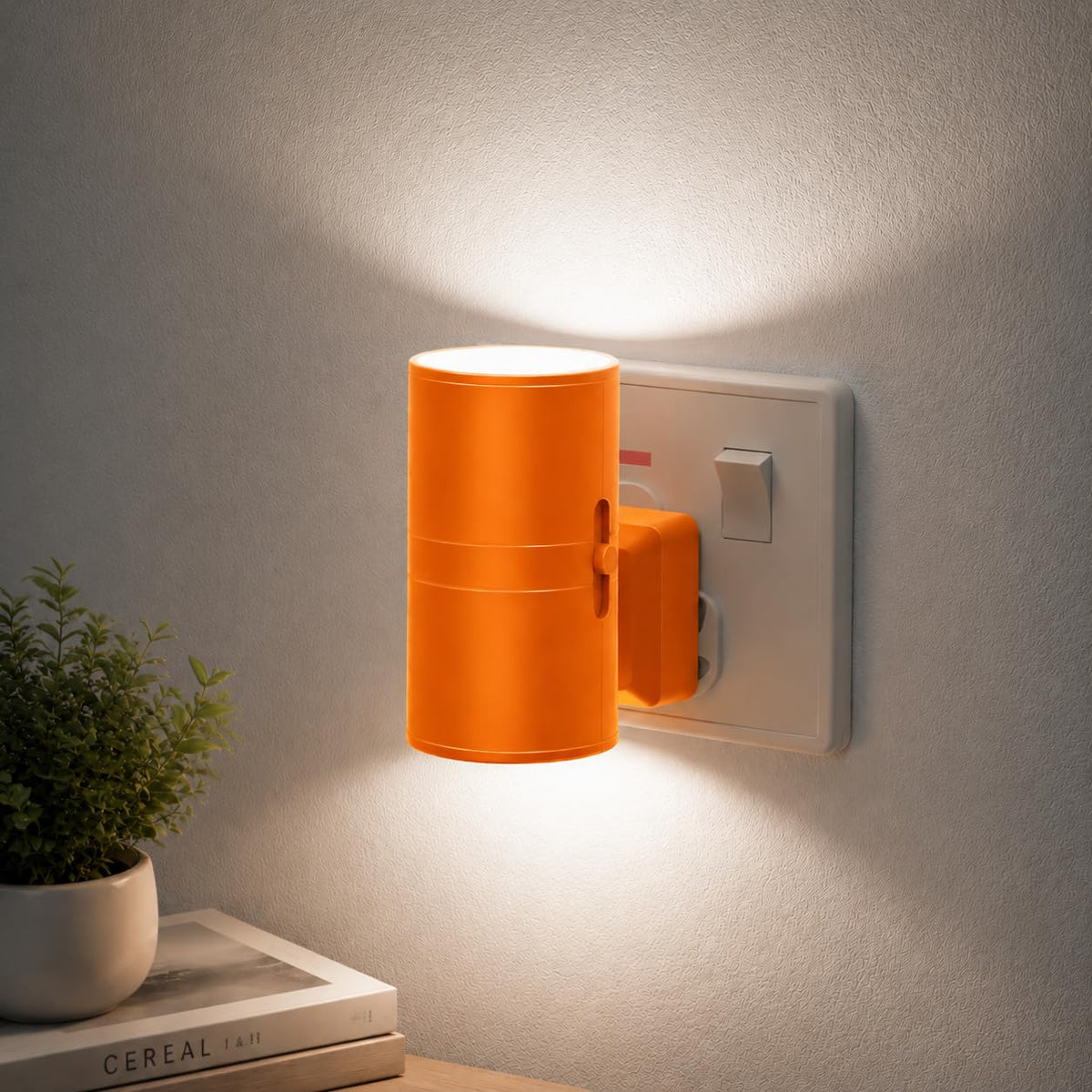 JandCase Night Light, Night Light Plug in Wall with Dusk to Dawn Sensor