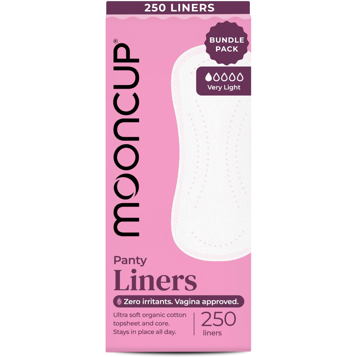 Mooncup Pads with Wings - Biodegradable Pads Made with Organic Cotton for Irritation-Free Period Care - Leakproof, Plastic-Free, Highly Absorbent Protection for Sensitive Skin - (20) Heavy/Night
