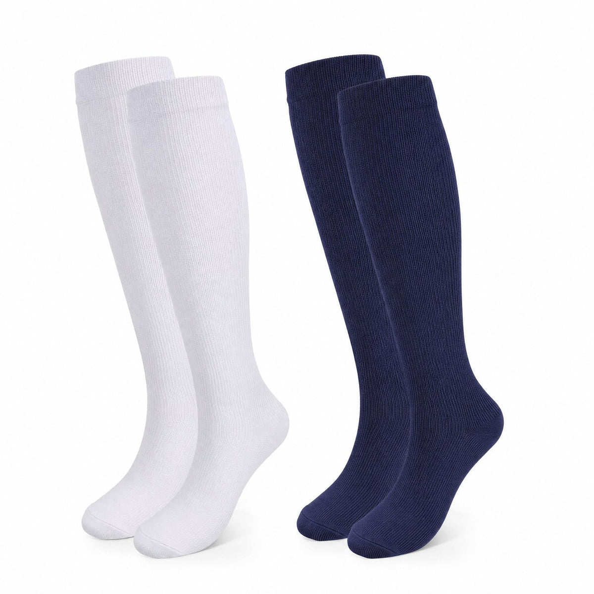 Compression Socks, (2/4/6/7 Pairs) for Men & Women 15-20 mmHg is Best for Athletics, Running, Flight Travel, Support