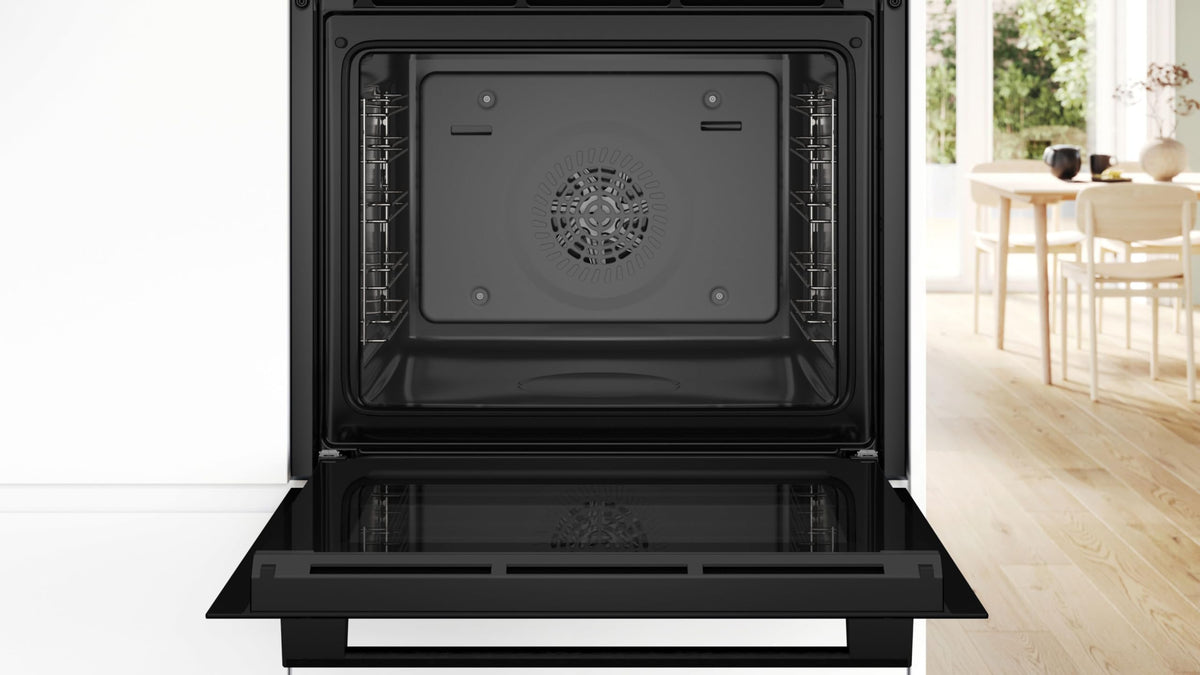 Bosch Series 4 HQA534BS3B Built-in Single Oven, A+ Rated, Brushed Steel
