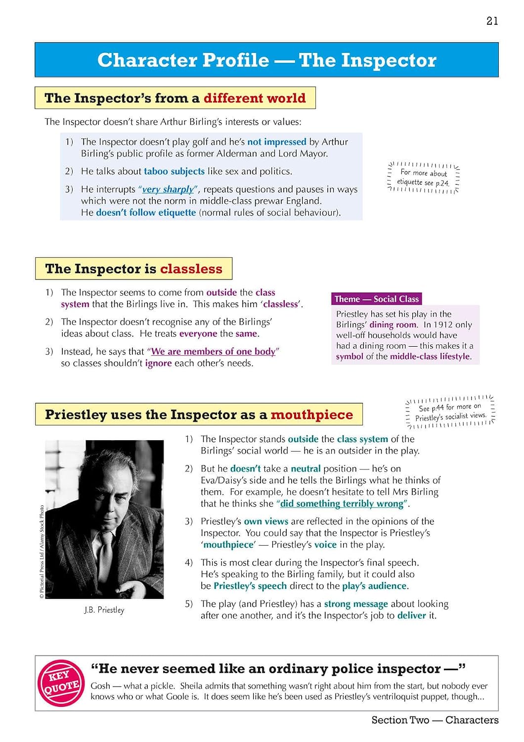 GCSE English Text Guide - An Inspector Calls includes Online Edition & Quizzes: for the 2027 and 2028 exams