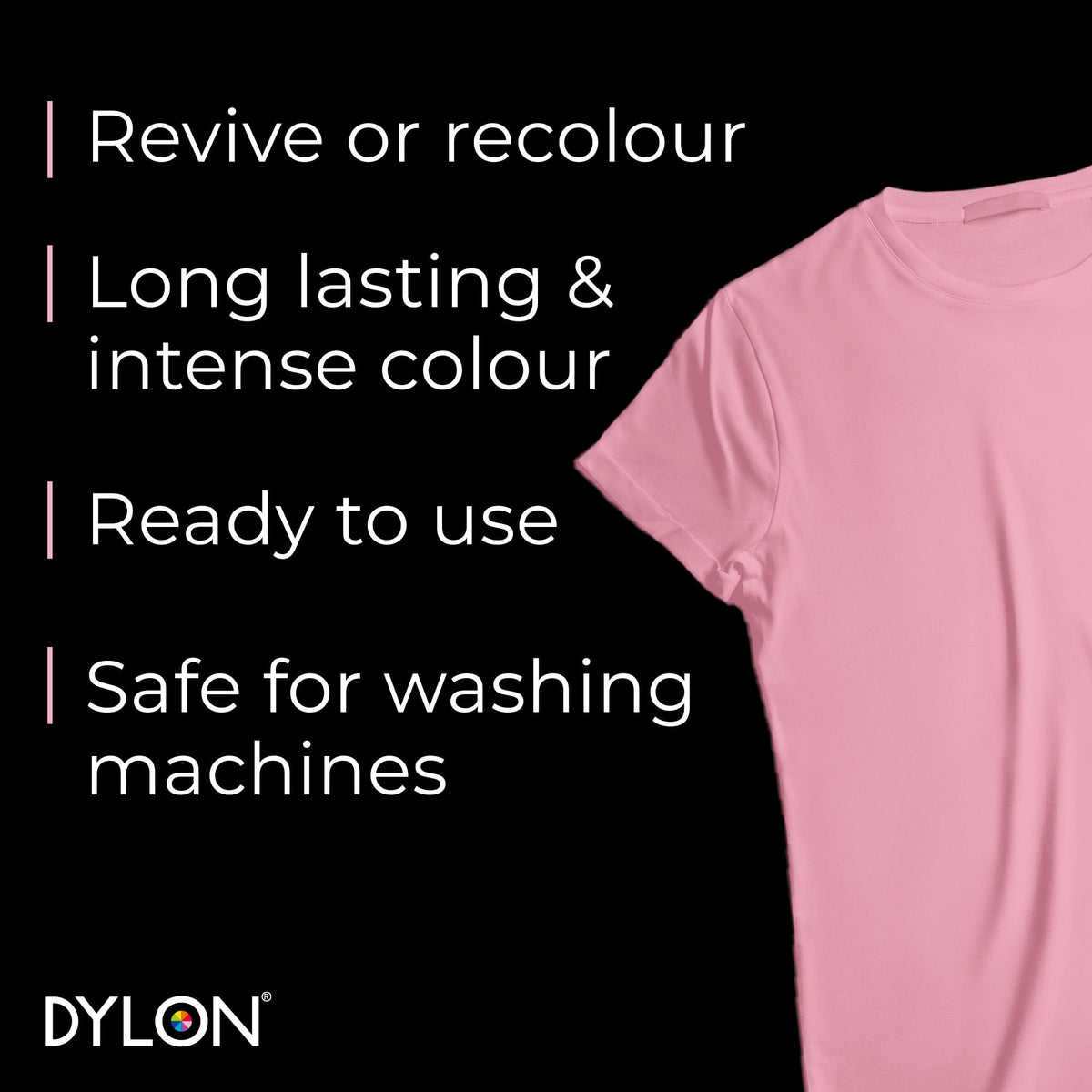 DYLON Washing Machine Fabric Dye Pod, Intense Black, 350g