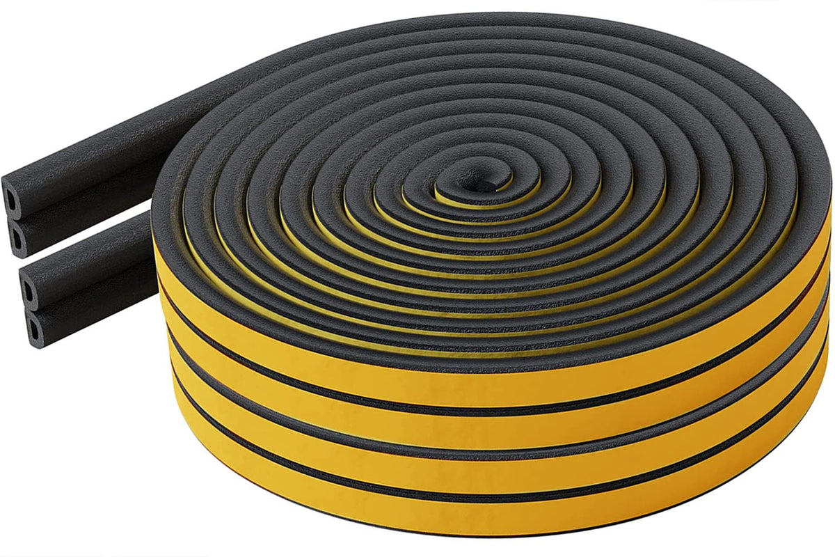 Draught Draft Excluder Tape for Door Windows, 6M Foam Sealing Strip