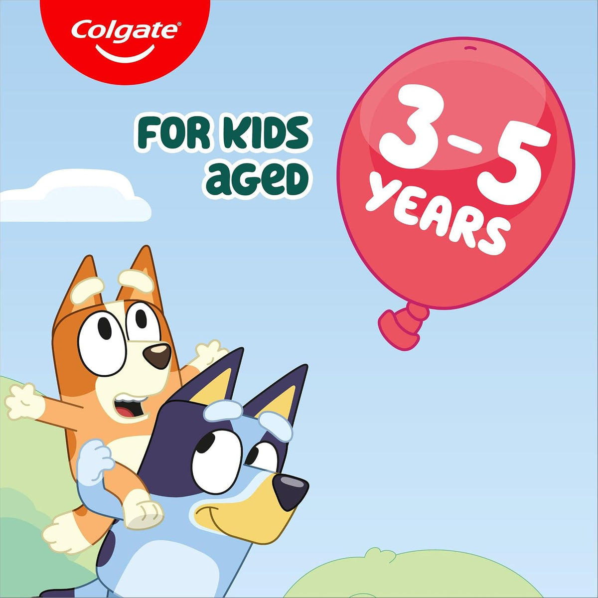 Colgate Kids Bluey Toothbrush 3-5 Years, 2 Pack