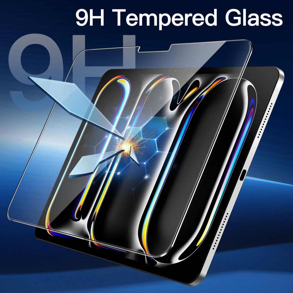JETech Screen Protector for iPad (A16) 11th/10th Gen, 2-Pack