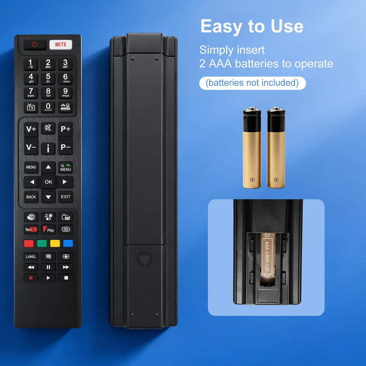 Universal Remote for LG TV Remote Control (All Models) Compatible with All L G LED OLED LCD UHD HDTV HDR Webos 4K 8K Smart TV with Netflix,Video,L G Channels Button,Disney Plus
