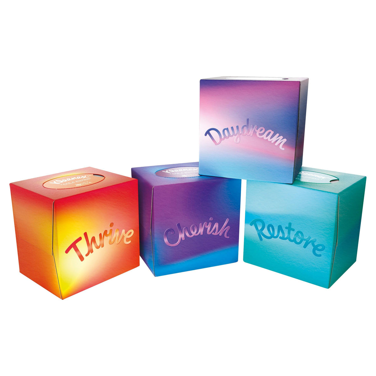 Kleenex Take a Moment Tissues - Single Cube Tissue Box