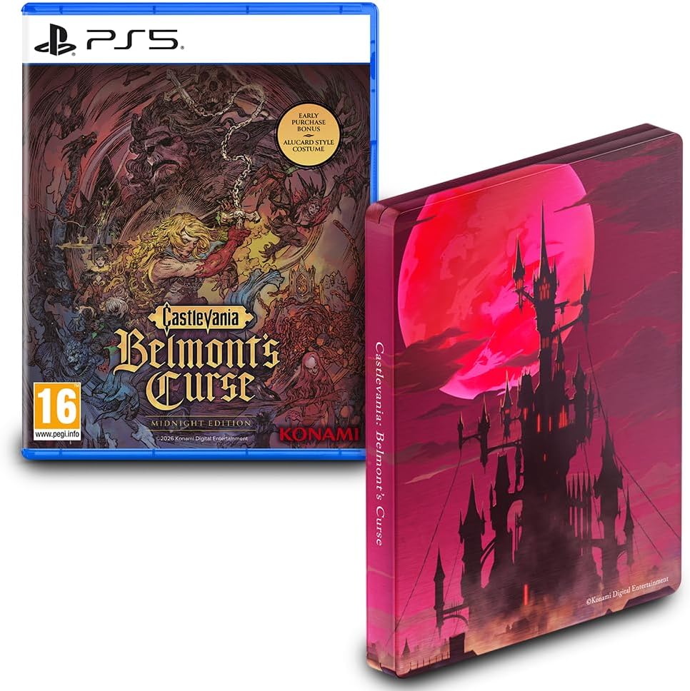 Castlevania: Belmont’s Curse-Midnight Edition Steelbook Bundle - PS5