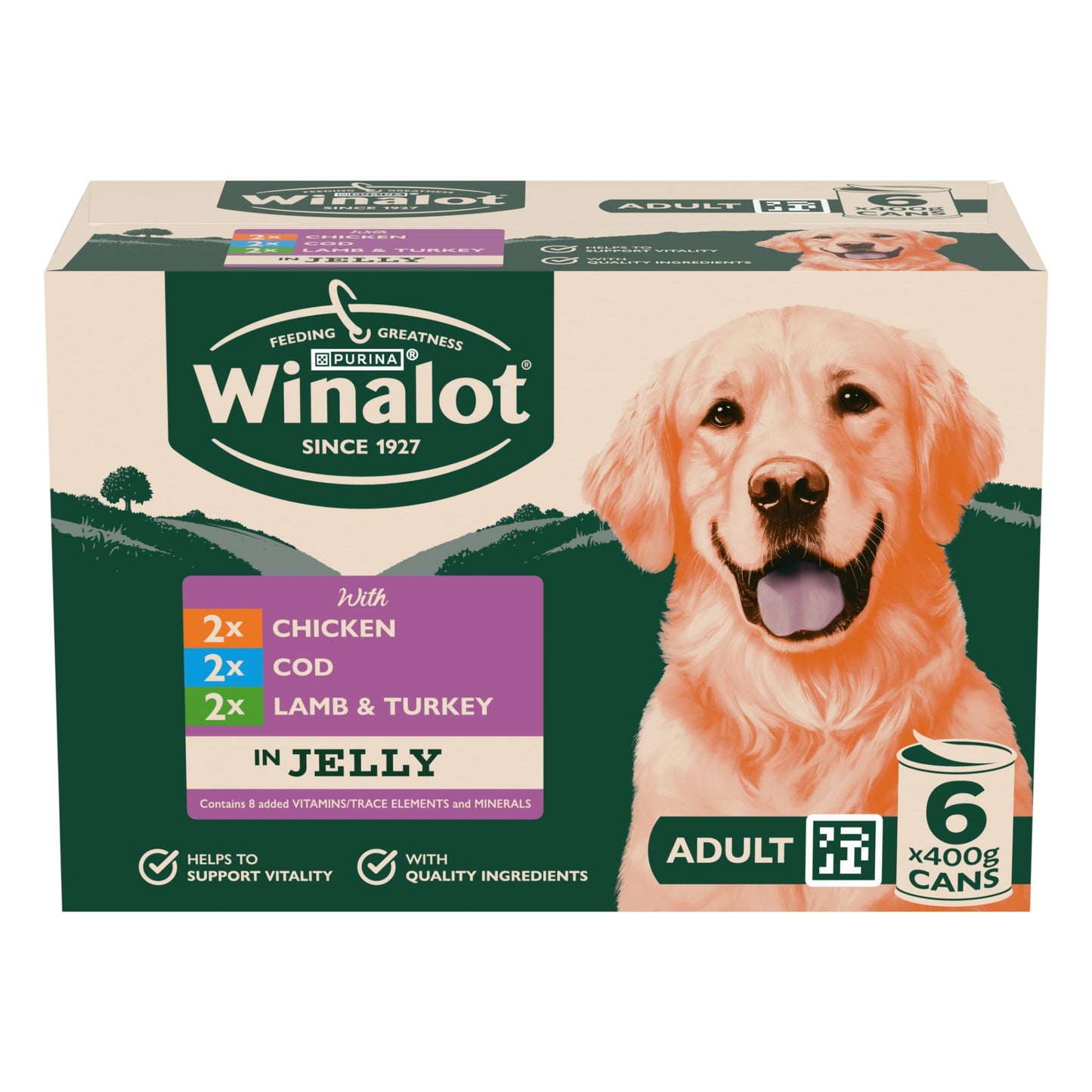 WINALOT Sunday Dinner Mixed in Gravy Wet Dog Food Pouches 40x100g