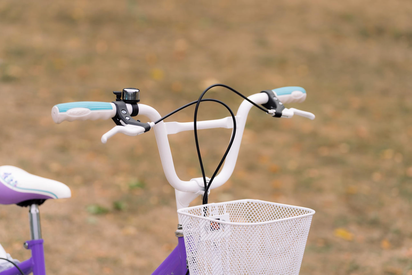 Huffy Girly Girl 20" Girls Cruiser Bike with Basket, Bell & Mudguards — White | Ages 5-9