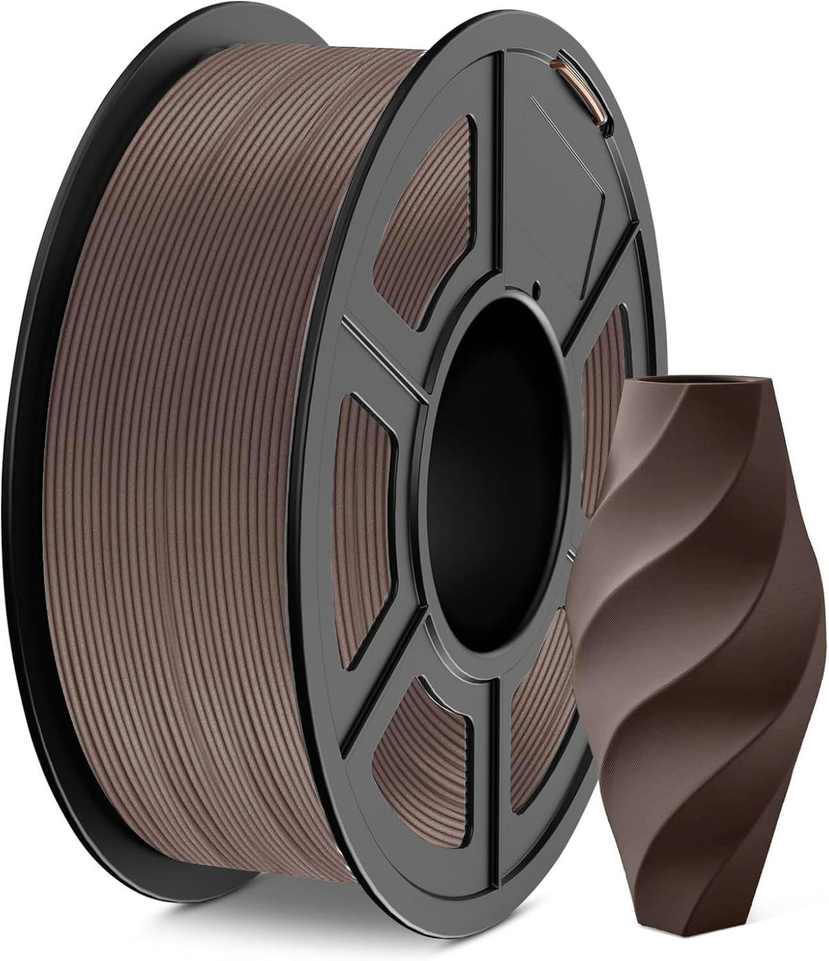 JAYO PLA 3D Printer Filament 1.1KG Black, PLA Filament 1.75mm, Dimensional Accuracy +/- 0.02mm, Neatly Wound Filament, Fits Most FDM Printer.