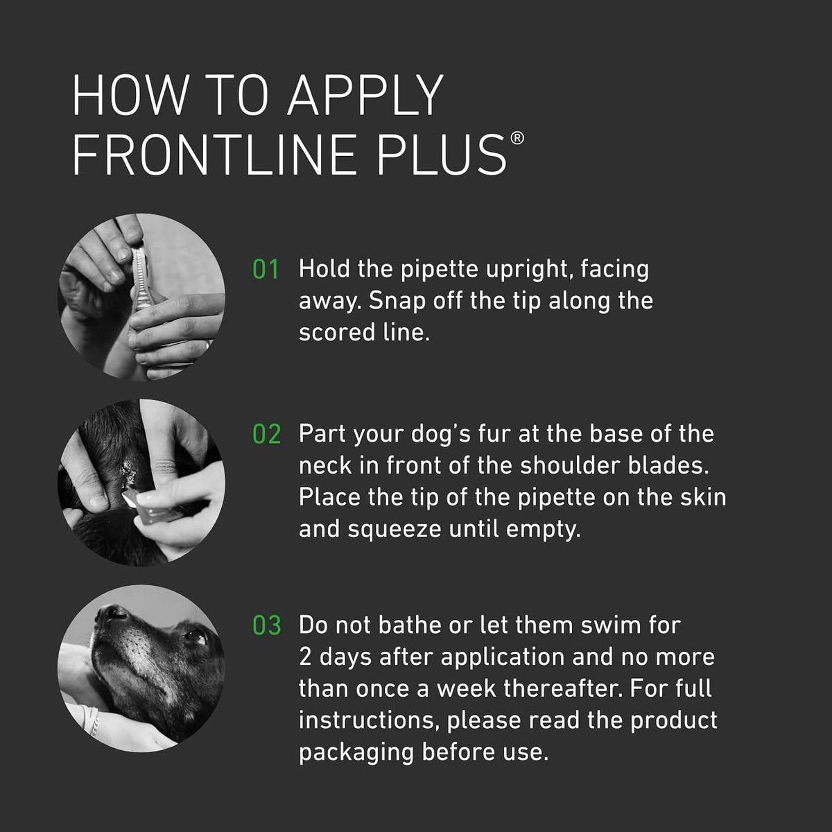 FRONTLINE Plus Flea & Tick Treatment for Medium Dogs - 3 Pipettes