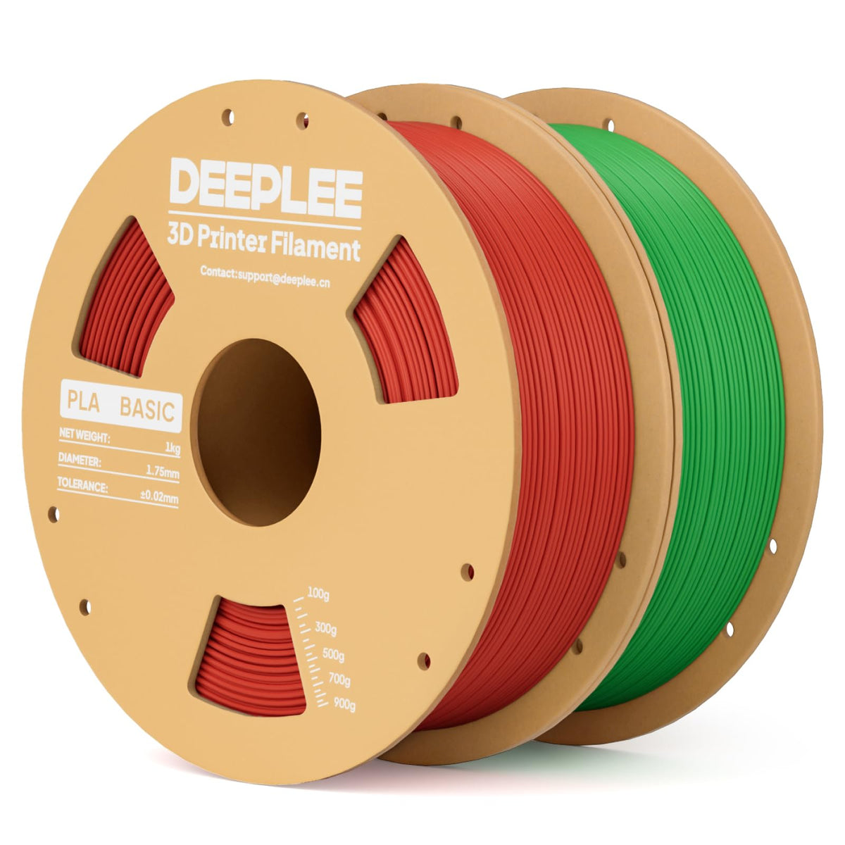DEEPLEE PLA Filament 1.75mm, Basic 3D Filaments Beige 1kg