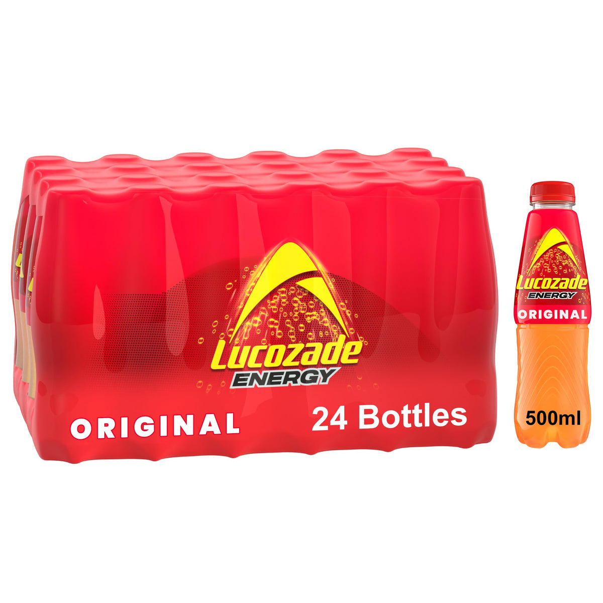 Lucozade Energy Cherry 500ml (Pack of 12)