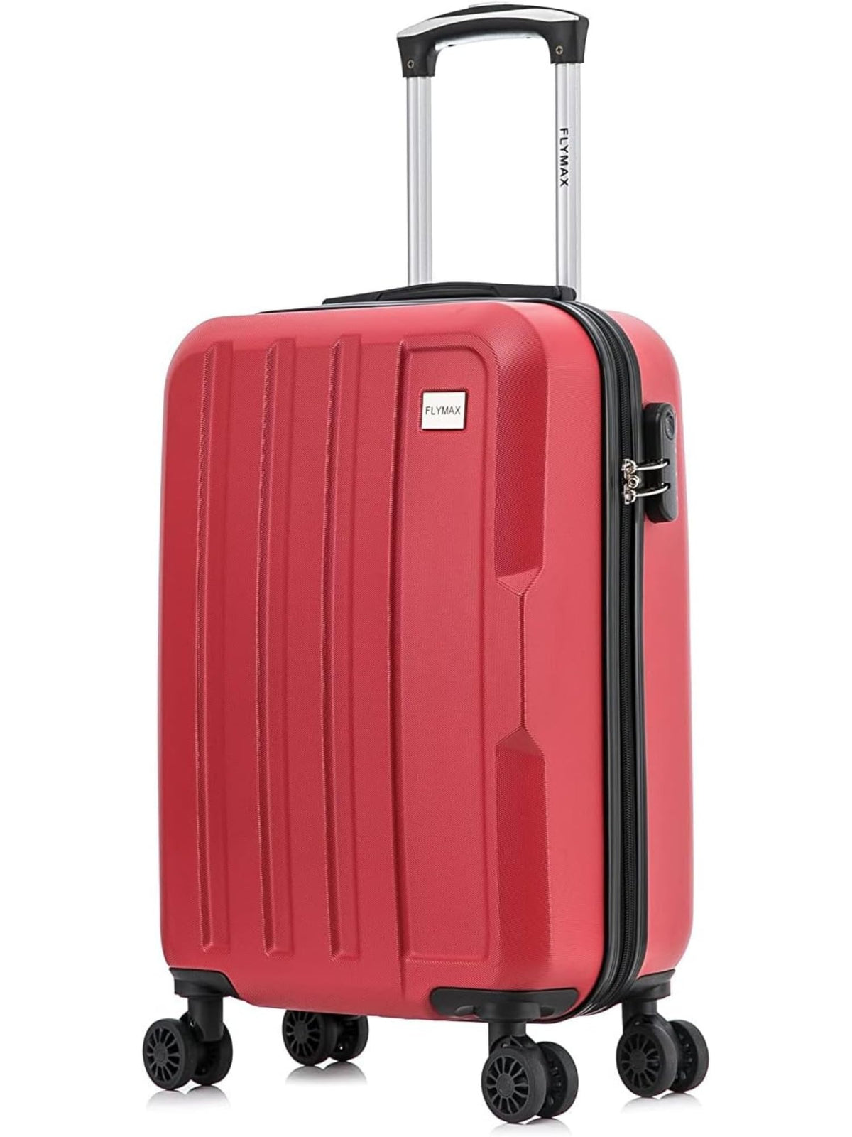 FLYMAX 29" Large Suitcase 4 Wheel Lightweight Luggage Hard Shell Travel Case Hold Check in Fits 23kg - 27kg + 3 Digit Lock Suitcase Large + Telescopic Handle 103 Litre Capacity
