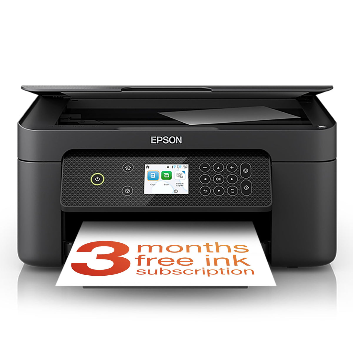 Epson Expression Home XP-5200 Precision Core 3-in-1 Ink Multifunction Printer, Scanner, Copier, WiFi, 1440dpi, Duplex, 2.4 Inch Display, DIN A4, incl. 3 Months Readyprint Flex Trial