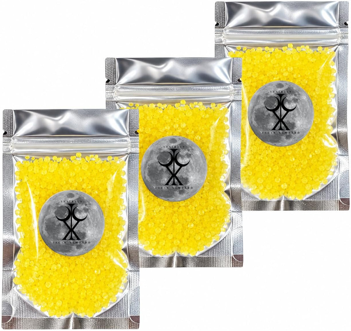 CICIX 3x Luxury Scented Crystals Bundle. 130+ Scent Options. Sizzlers Simmering Granules for Oil Burners. Strong Wax Melt Alternative. Handmade in England. (Daisy's)