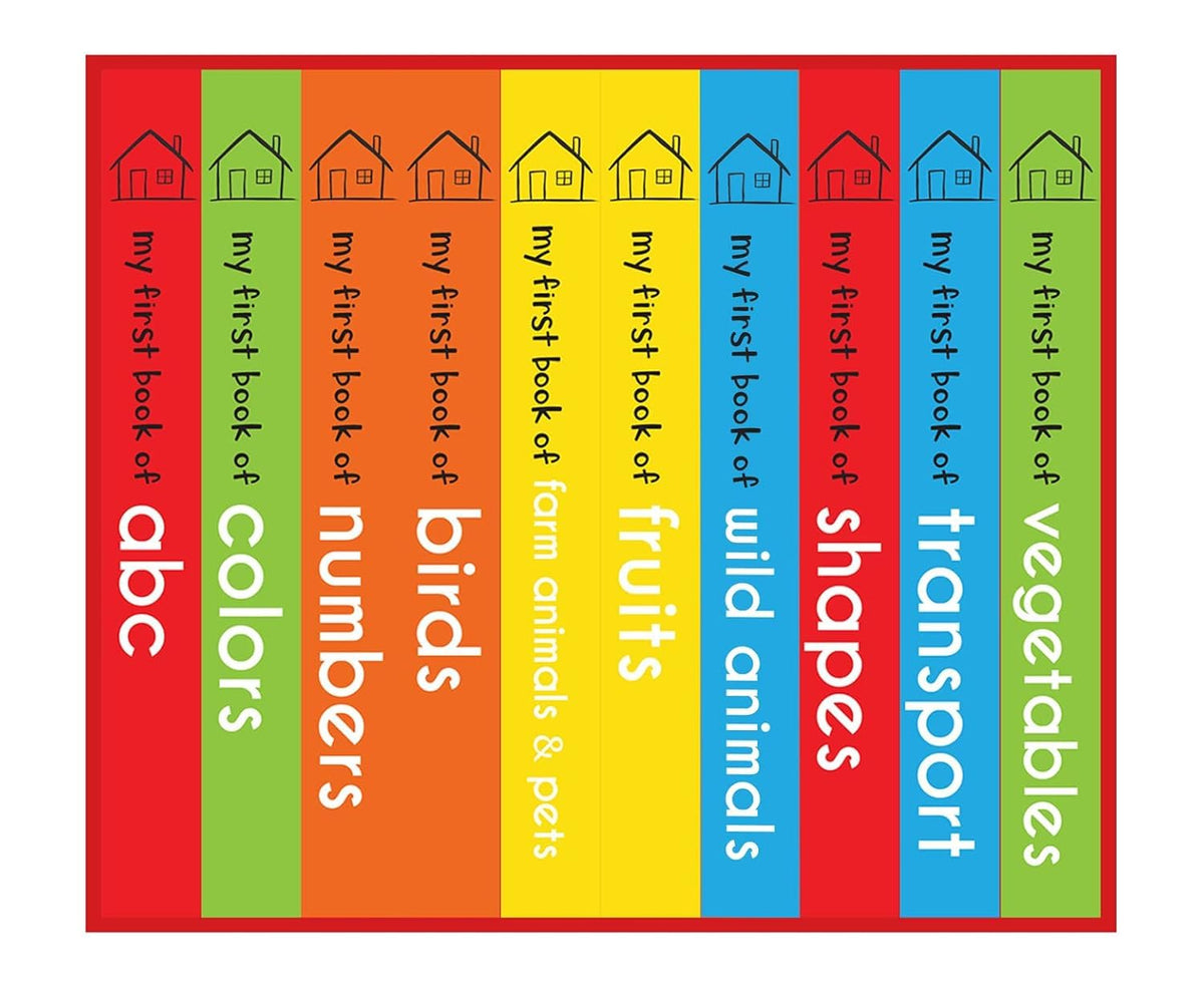 My First Library: Boxset of 10 Board Books for Kids: Boxset for Kids (Pack-1) (Early Learning)