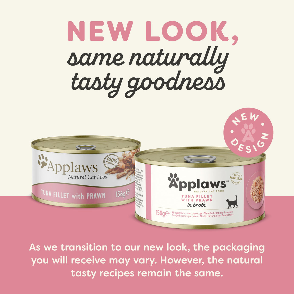 Applaws Natural Wet Cat Food, Multipack Fish Selection in Broth 70 g Tin (Pack of 12)