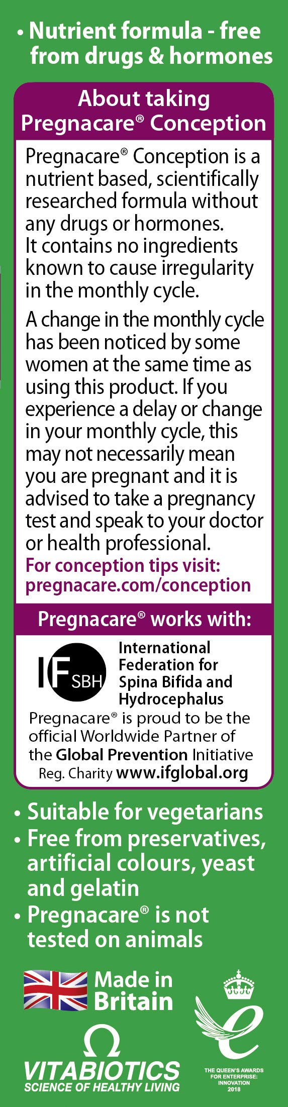 Pregnacare Max Fertility and Conception Support for Women - Maximum Support for Women Fertility, Conception and Ovulation
