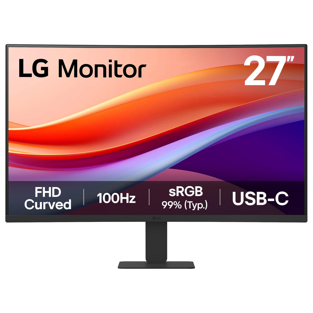 LG Monitor 24U411B-B 24 inch FHD 144Hz IPS Desktop Display, Black