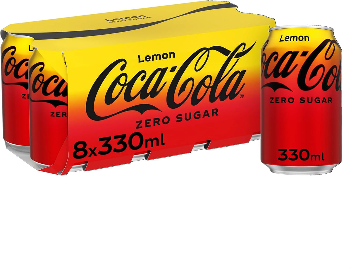 Coca Cola Zero Sugar Lemon 8 x 330ml