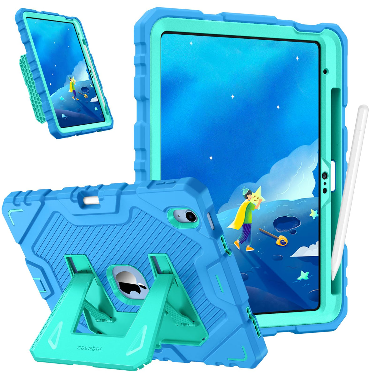 FINTIE Kid-Friendly Case for iPad (A16) 11th Gen 11 Inch, iPad 10th Gen