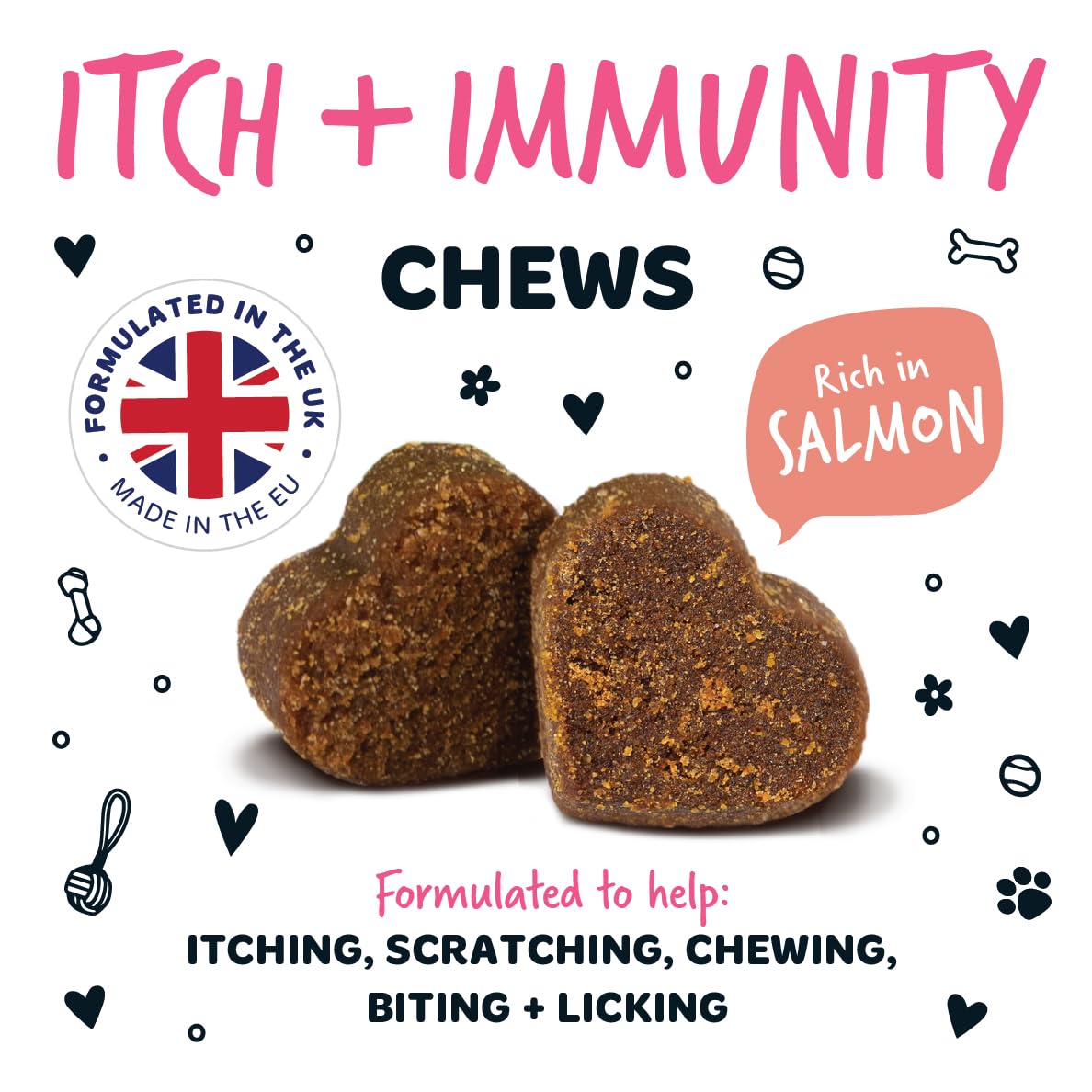 BUGALUGS Itch & Immunity Antiseptic Spray – Helps Soothe Itchy Skin, Paws, Ears - Licking, Scratching - Perfect for Small, Medium & Large Dogs
