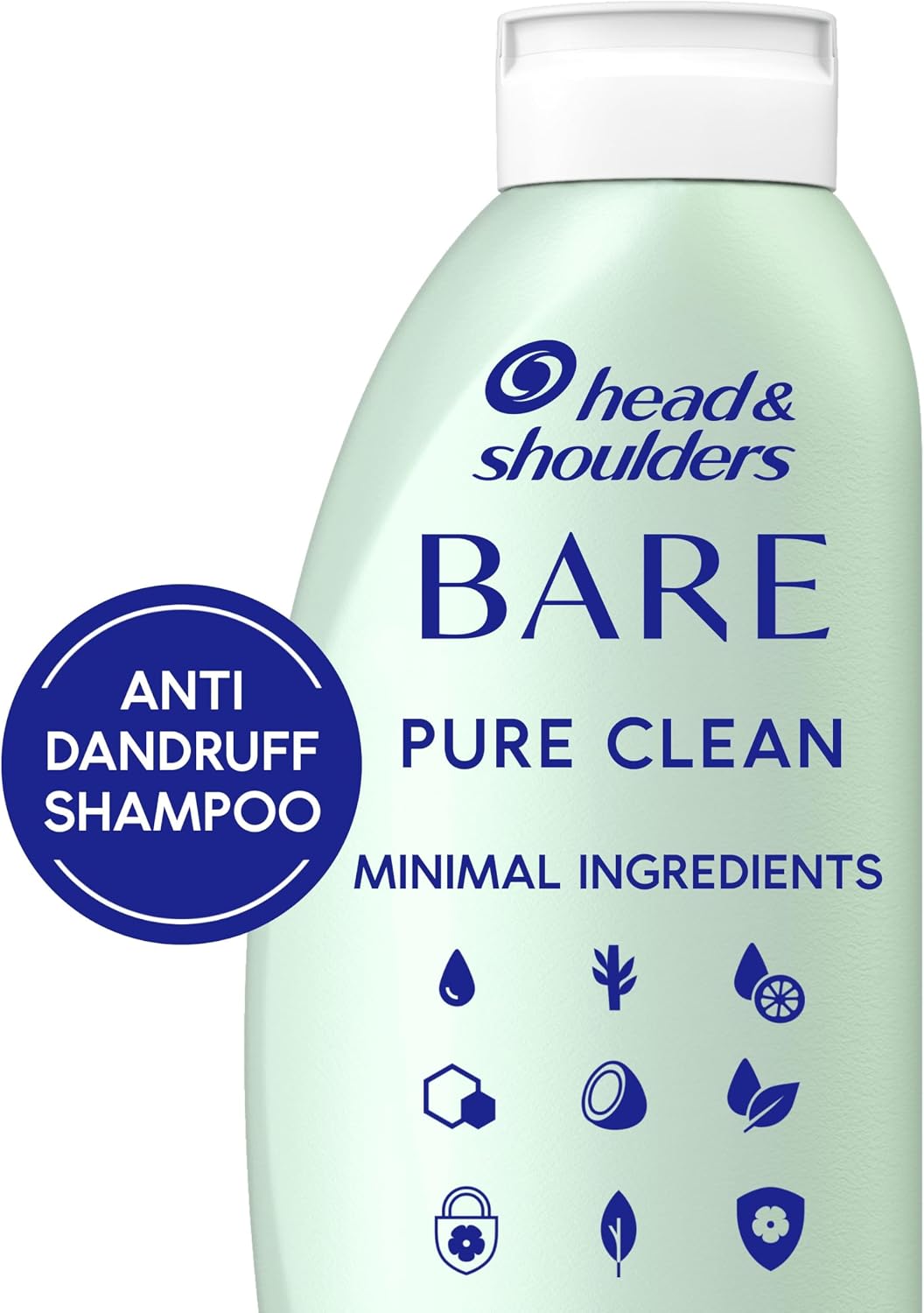 Head & Shoulders Bare Anti-Dandruff Shampoo 400ml, Pure Clean