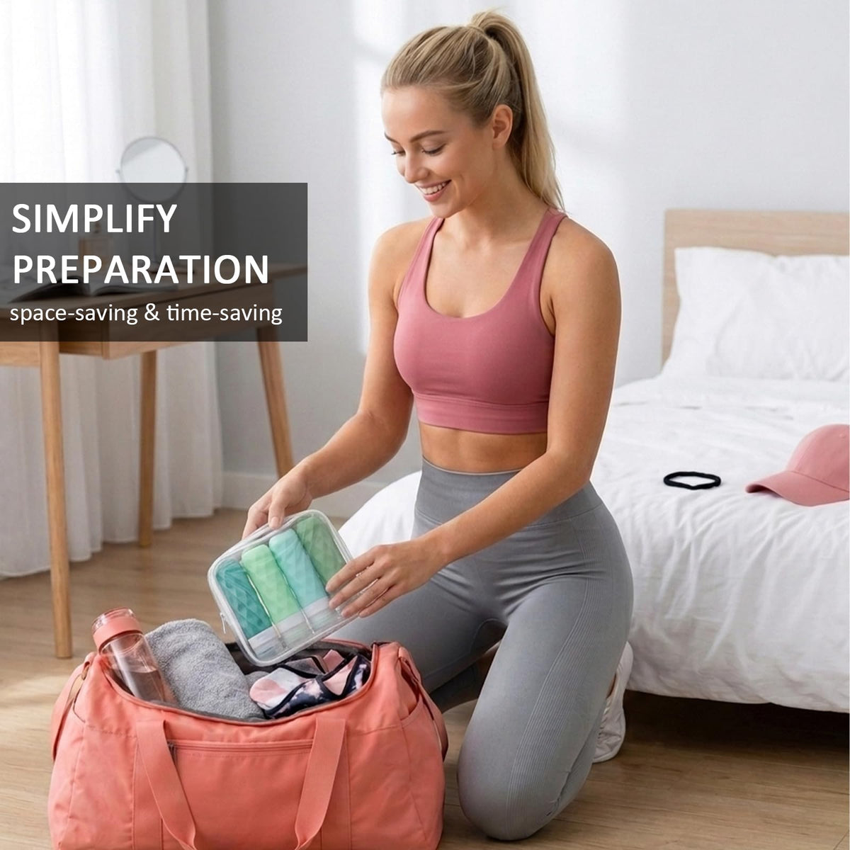 Travel Bottles for Toiletries, CAA Approved 11 PCS Travel Bottles Kit
