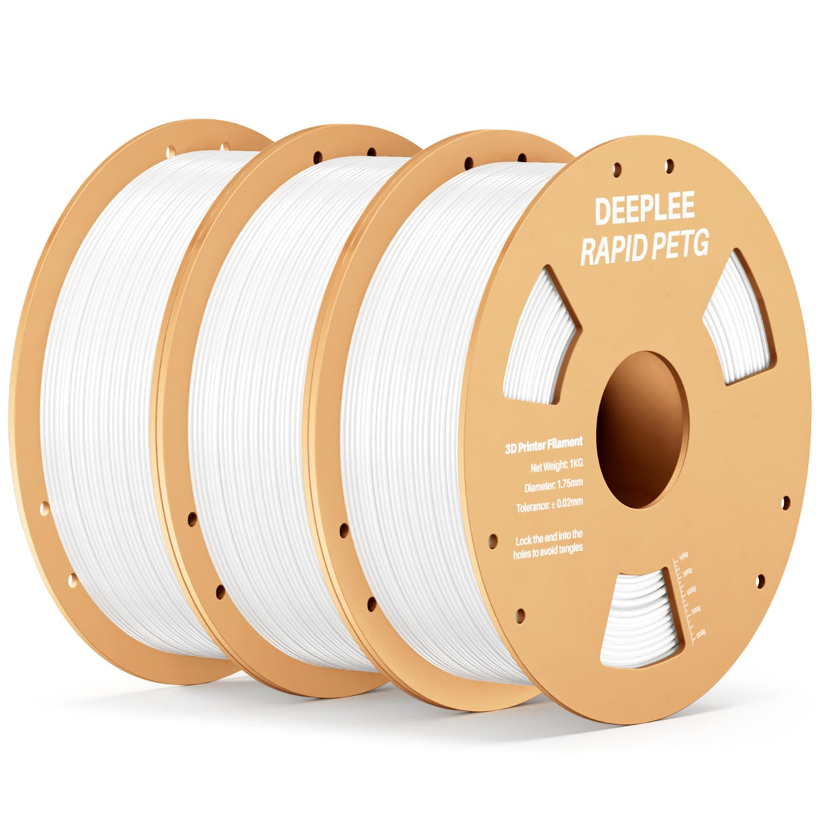 DEEPLEE Rapid PETG Filament 1.75mm Black 1KG