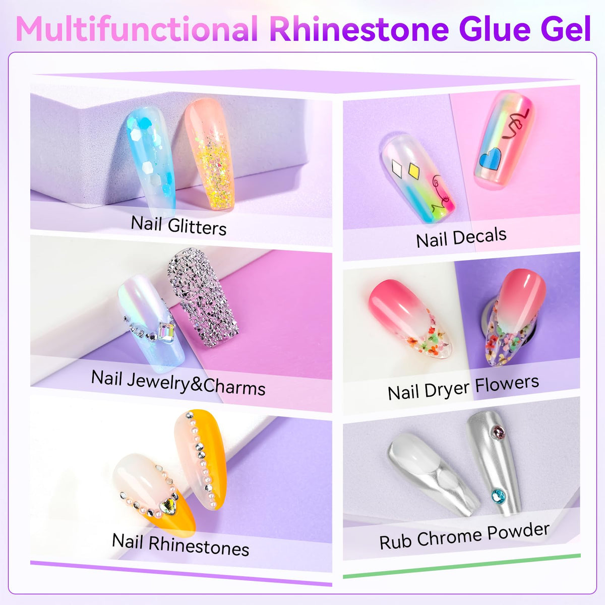 Makartt Nail Glue Extra Strong, New Super Semi Solid for Press-On Nails