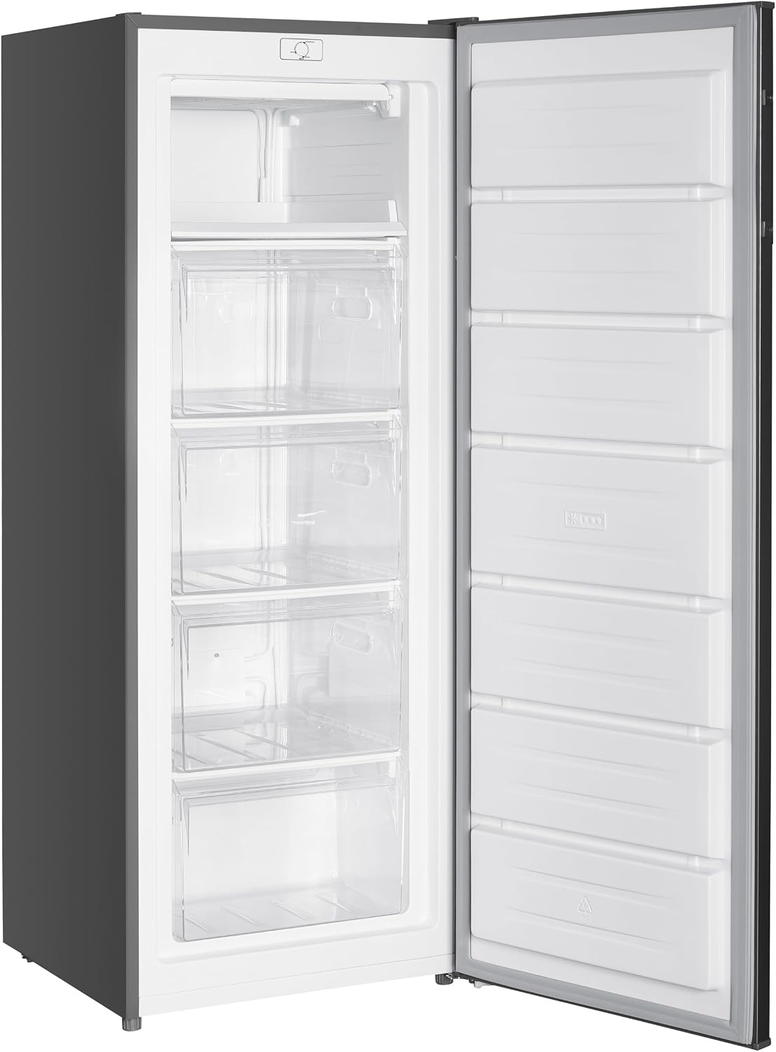 HADEN Tall Freezer 143cm 168L Manual defrost control Grey
