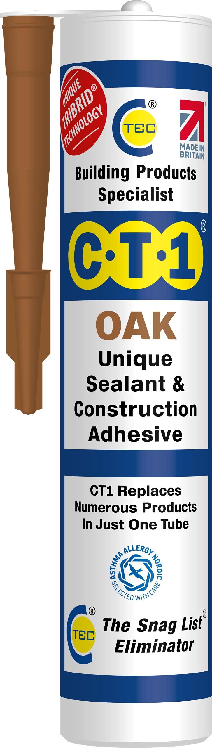 CT1 White TRIBRID® Multi Purpose Sealant & Adhesive - 290ml
