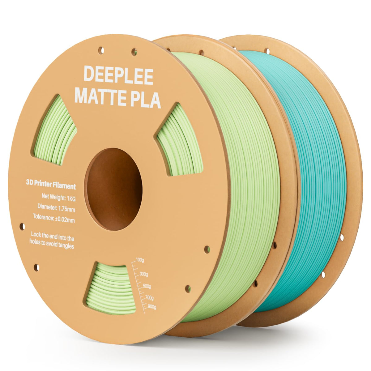 DEEPLEE Matte PLA Filament 1.75mm Matte White 1kg