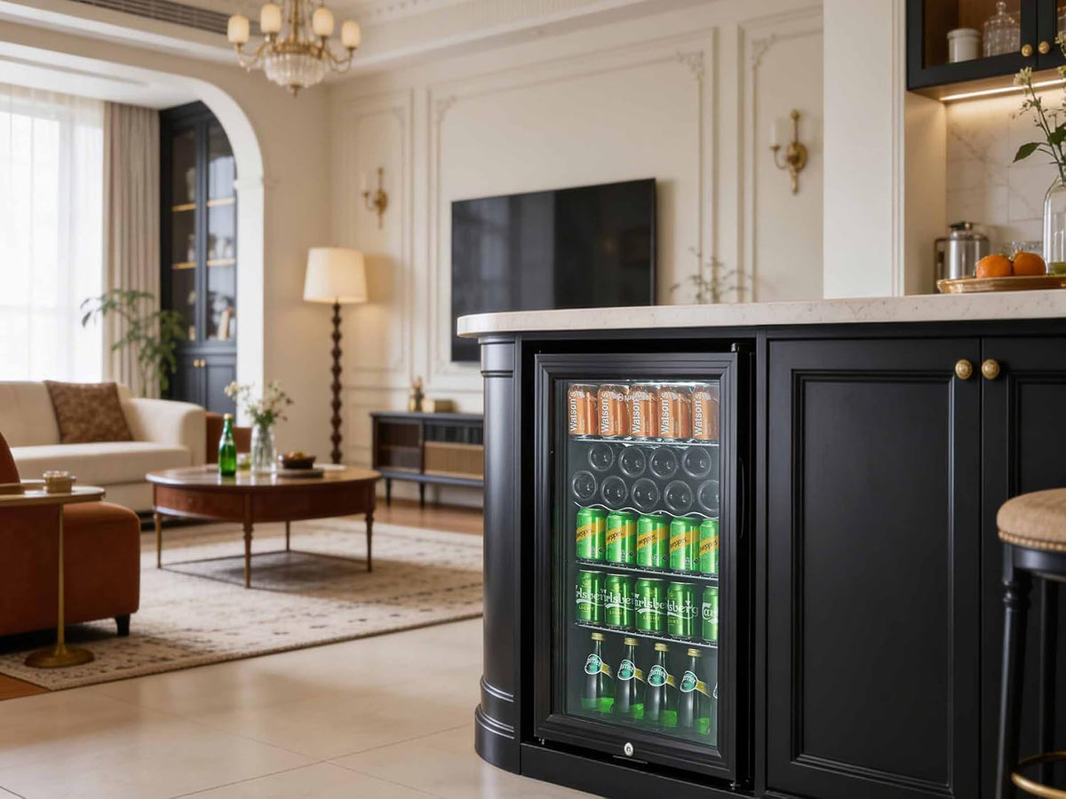 Subcold Super85 LED Beer Fridge | 80 Cans + 5 Bottles | 0-18°C | Glass Door