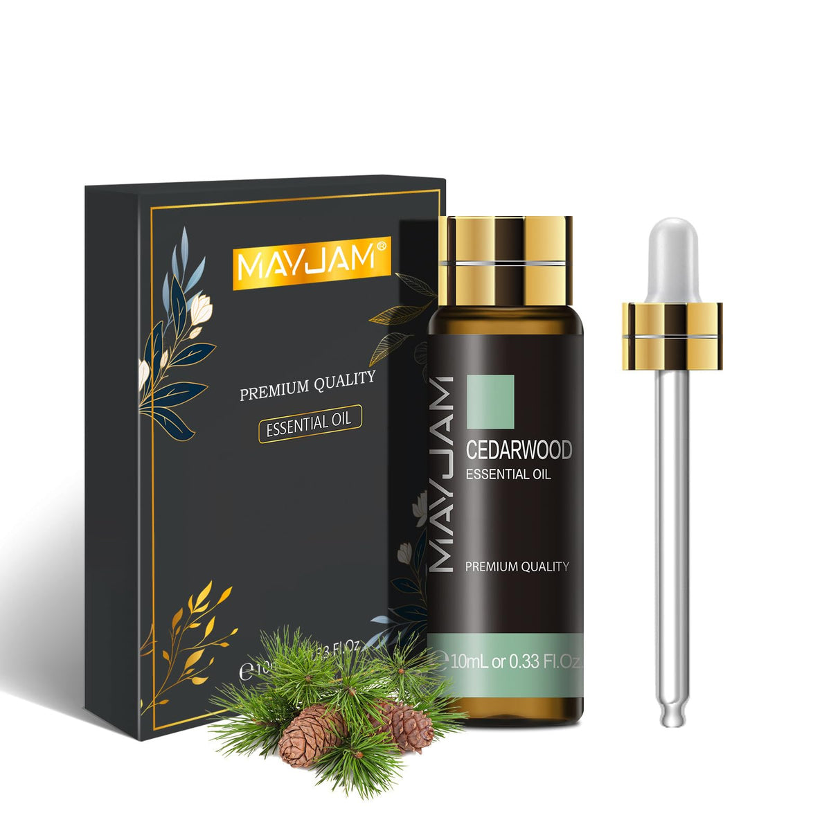 MAYJAM Peppermint Essential Oil 100ML - Premium Diffuser Oil