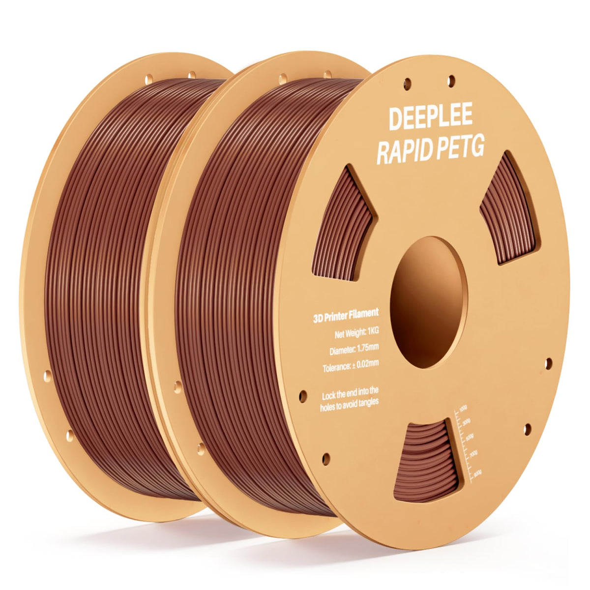 DEEPLEE Rapid PETG Filament 1.75mm Black 1KG